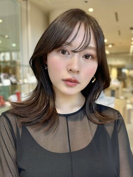 ミンクス渋谷スマートサロン(MINX shibuya smart salon) 切りっぱなしボブ エアリーロング 美髪 ピンクブラウン