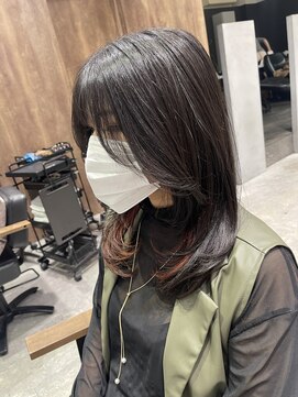 アヴァンス セブンパーク天美 松原店(AVANCE.) レイヤーカット×インナーカラー