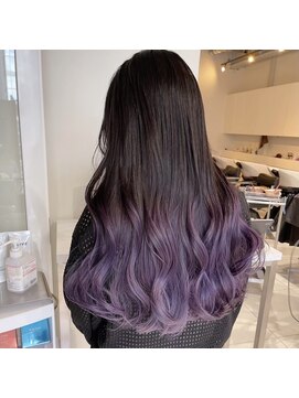 アライブ ハラジュク(ALIVE harajuku) 【ALIVE 夕貴】パープルグラデーションカラー