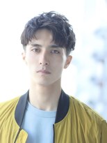 ハレ ヘアサロン(Hale hair salon) Haleビジネスニュアンスパイラルフェザーパーマ刈り上げショート