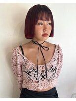 ノーカ 代官山(nohka)&nbsp;ブリーチなしレッドカラー