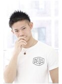 ツーブロックウェット刈り上げショート