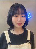 伸ばしかけの方におすすめ！ミディアムレイヤー 横浜 顔周り