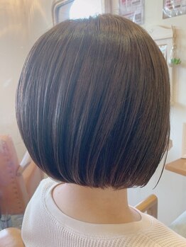 ラソヘアーオアシス(Laso hair oasis)の写真/【髪質改善カラーは白髪染めにも最適☆】年齢と共に変わるぺたんこ髪や広がりの悩みもカラーで解決◎