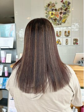 キュウヘアー(KYUU HAIR) ロング×白髪ぼかしハイライト