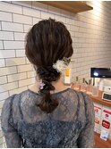 結婚式ヘアセット