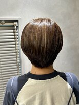 リアンヘアー(Lian hair)&nbsp;【Lian hair】ハイライトショート-2　~西新/藤崎~