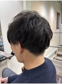 メンズカットパーマ