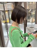 似合わせカット ボブヘア 縮毛矯正 ミニボブ 切りっぱなしボブ