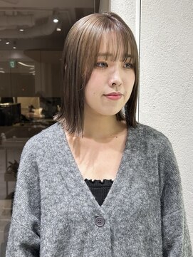 メゾンマイル 恵比寿(maison mile) ベージュカラー/髪質改善/こなれハイトーン[恵比寿駅]