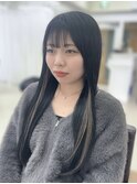 熊本 透明感カラー 韓国風スタイル Una Yumika