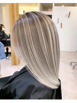 テラ 仙台(Tera)&nbsp;外国人ホワイトベージュ/髪質改善/レイヤーカット