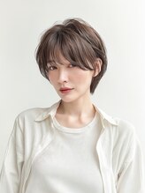 バグズ ヘアデザイン 桔梗が丘店(Baguz HAIR DESIGN)&nbsp;40代白髪ぼかしショートボブ