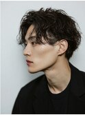 MEN'S HAIR/サーフカール/刈り上げセンターパート/千葉駅