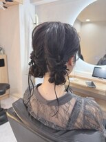 フィー 南越谷2号店(fee)&nbsp;お団子おさげヘアセット