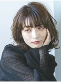 【emu井上信洋】大人かわいいウェーブミディアムボブ【エミュ】