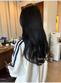 ダークグレー/ロングヘア