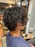 【メンズツイスト系パーマ】カット＋ツイスト＆スパイラル系パーマ￥13300