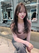 ロンドミラー 博多店(Lond Mirror)&nbsp;黒髪カタログココアベージュ小顔オリーブグレークラゲヘアー博多