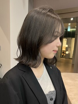 ノード(NODE) 栄外ハネナチュラル大人可愛い切りっぱなしボブ