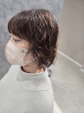 マッシュボブパーマ