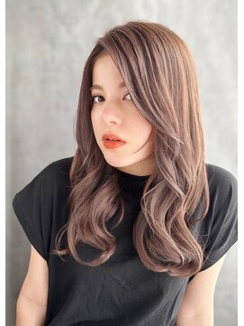 《30代～大人透明感》白髪ぼかしハイライト＋艶カラー