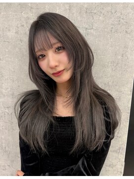 バングス(BANGS) アッシュブラウン×レイヤースタイル