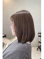 ヘアメイク アリエス 岩切店(HAIR MAKE aries)&nbsp;赤みを抑えたアッシュグレーミディ