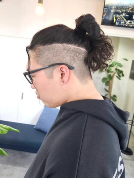 エイス 梅田 中津(Ace) マンバンヘア ウェーブパーマ