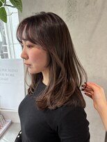 ゼスト クレス(ZEST Cres)&nbsp;【立川cres小山】フェミニンレイヤー　ブラウン