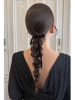 トリコ 梅田茶屋町店(trico) タイトアレンジ × ベロアリボン