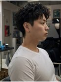 アクティブショート/ソフトツイストパーマ/メンズショート/三鷹