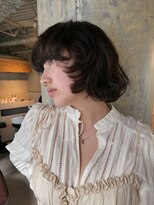 ナヌーク シブヤ(nanuk shibuya)&nbsp;ボブパーマドライパーマレイヤーボブマッシュボブ重め前髪