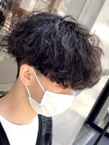 フィフス 大分(fifth)&nbsp;大分波巻きスパイラルパーマメンズカットラウンドマッシュつよめ