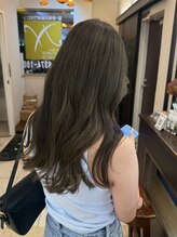 ナナナパレナ 梅田店(nanana parena)&nbsp;秋色マロン×オリーブベージュの透明感艶・ミネラル髪質改善