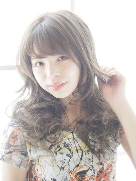 ラジィ(L'Asie) ☆スモークカーキ・ローレイヤーカール☆杉山明