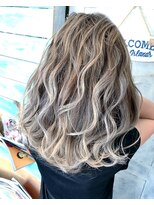 トーク 伊丹本店(TAL'KE)&nbsp;TAL'KE/バレイヤージュ×プラチナシルバー_376