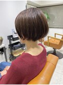 大人可愛い丸みボブ