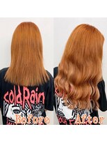 エクステ専門店あるじゃんすー 広島店&nbsp;ウォームオレンジュ#シールエクステ#大人ダークカラー#広島