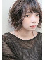 ビードロ 吉祥寺店(vi dro)&nbsp;ボサボサ×可愛い×束感ショート×モカブラウン×大人フェミニン