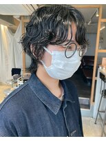 エンシー(ENCI)&nbsp;マッシュウルフ/黒髪パーマ