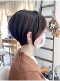 丸みショートボブ