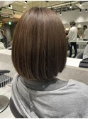 新髪質改善×トリートメント×ボブ×艶髪×ケラチンファンデ