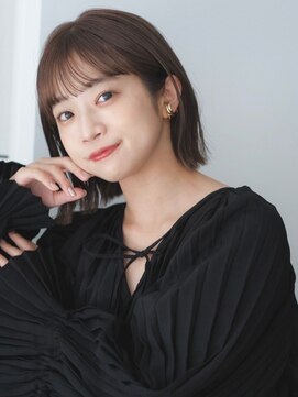 ガーデン タチカワ(garden tachikawa) 暗髪×ボブ×シースルーバング×オーガニックヘア