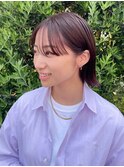 ボブ/ミニボブ/切りっぱなしボブ/外ハネ/外ハネボブ/前下がり