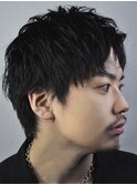 束間ショート×スパイキーショート