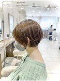 地毛風ストレート×ショートボブ【Ash大泉学園 横山】