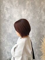 ヘアアンドメイク ムーア(Muuua) カシスピンクブラウン ＋ ショートヘア