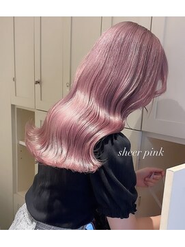 ベレーザ 渋谷(BELEZA) 5380ニュアンスカラーカシスレッドベビーピンクハイトーンカラー