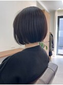 【白髪染め可】ボブショート ビフォアー＆アフター/白髪ぼかし